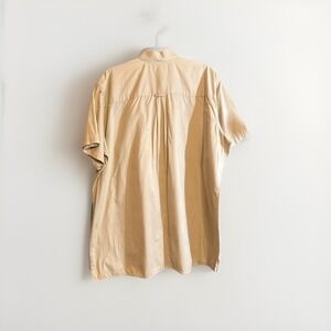 Big & Tall George Foreman Comfort Zone 3XLT Khaki  Beige S/S‎ shirt